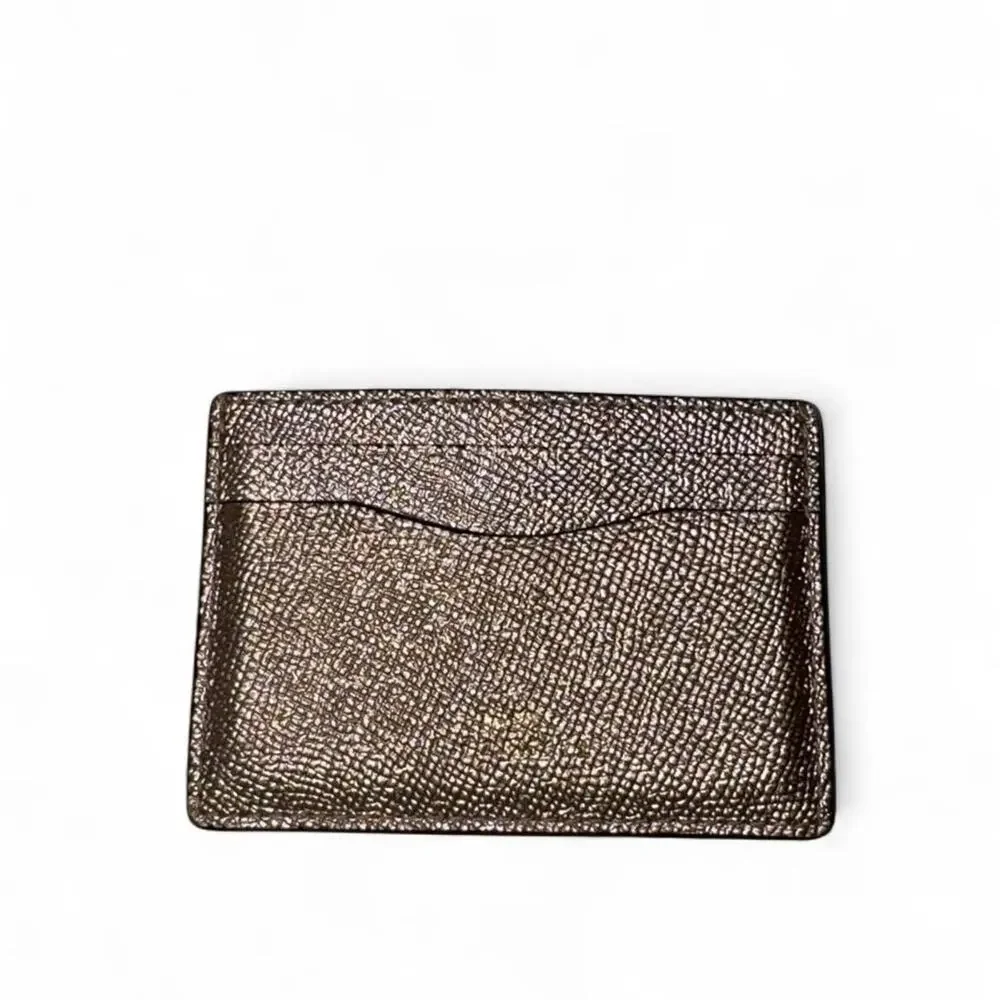 Y2K AUTHENTIC COACH METALLIC CARD HOLDER